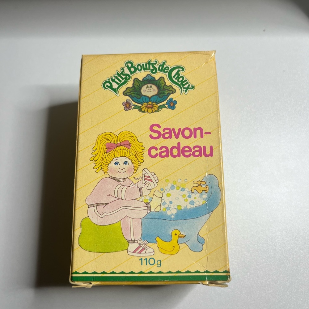 1983 cabbage, patch, kids gift soap